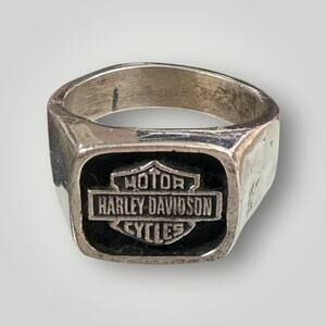 Vintage Harley-Davidson Men’s Ring  Sterling Silver 925  Size 11,5 - 15.4g